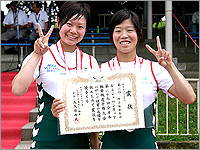 女子ダブルスカル準優勝