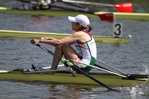 Japan Cup 第35回全日本軽量級選手権　女子シングルスカル・首藤　3位