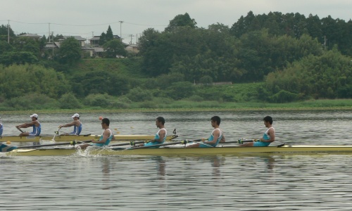 全日本社会人選手権 男子舵手なしフォア　ラストスパート