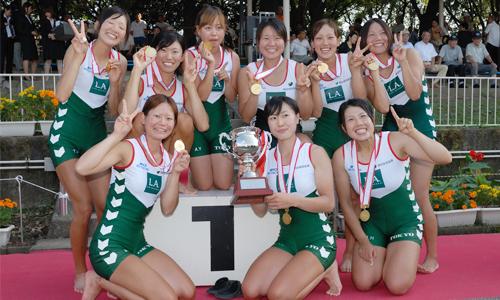 女子エイト　優勝