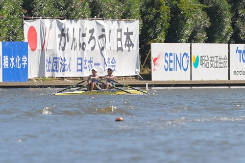 全日本選手権 女子ダブルスカル ラストスパート