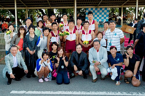 第91回全日本選手権 男子エイト　表彰式後