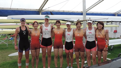 The Princess Grace Challenge Cup(女子舵手なしクォドルプル)「Leander Club & Reading University」クルーと