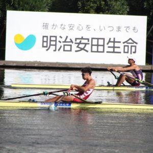 全日本選手権大会　男子シングルスカル 3位 大河原敦史