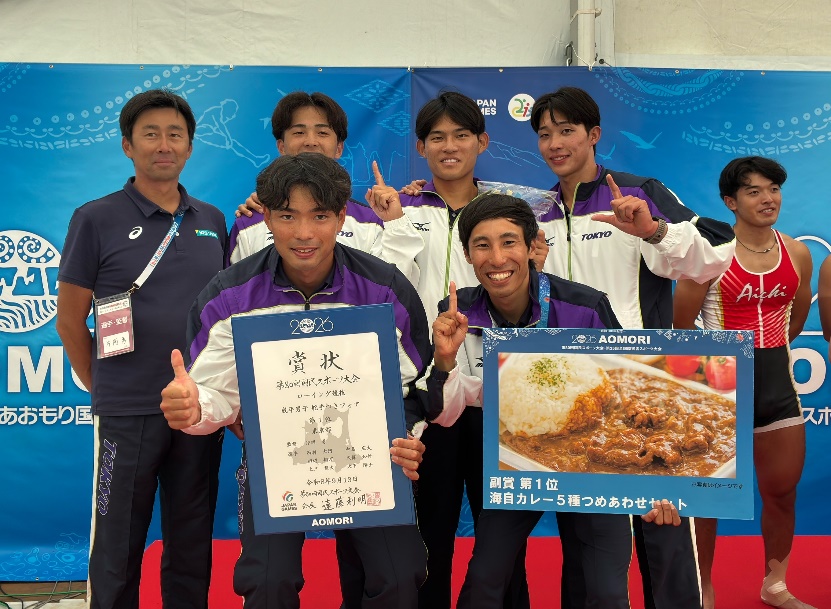 男子舵手付きフォア 選手写真